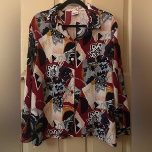 Men's Multicolor Patterned Dress Shirt